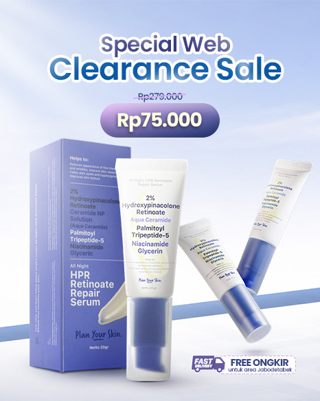 Special Web Clearance Sale - All Night HPR Retinoate Repair Serum Rp75.000